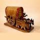 Handcrafted Wood Bullock Cart Figurine
